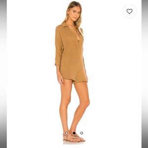 X REVOLVE Acacia Kapaa Romper in Almond
